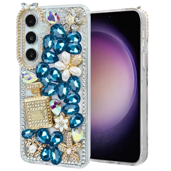 LUXOTIK FLORAL PERFUME - SKY BLUE (12)  GALAXY S25 PLUS