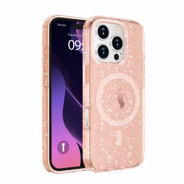 CONFORMITY HEAVY DUTY MAGSAFE - GLITTER ROSE GOLD