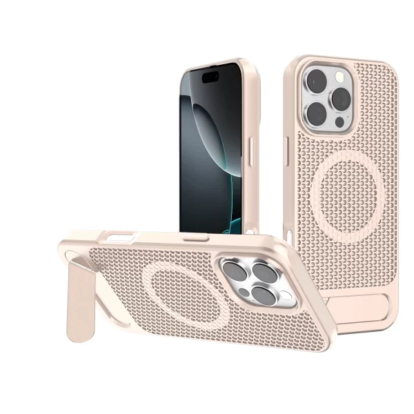 Arlo Carbon Magsafe Kickstand case - Rose Gold  IPHONE 16 PRO MAX