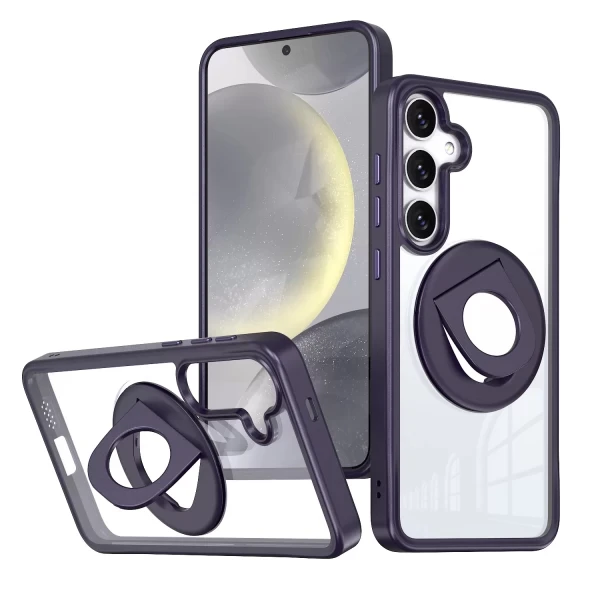 Orbit Clear Rotating Ringstand Magsafe - PURPLE  GALAXY S25 PLUS / S24 PLUS