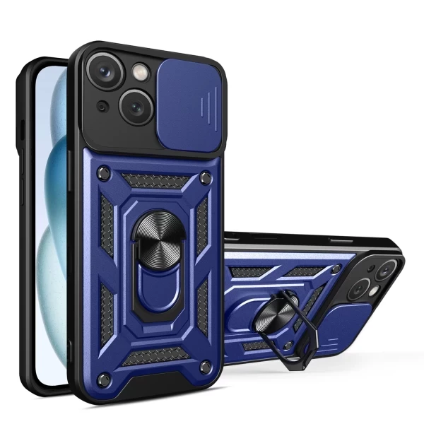Armor Cam Slide Magsafe Stand - Dark Blue  IPHONE 15 PLUS / 14 PLUS