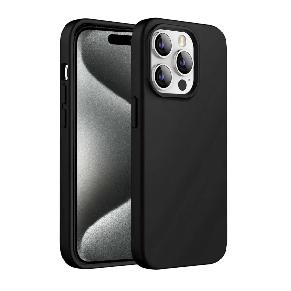 LIQUID SILICON CASE -BLACK iPHONE 11 PRO