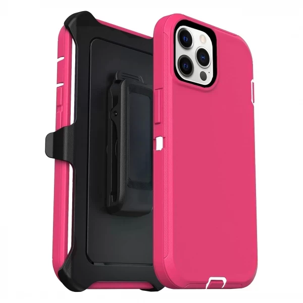 HEAVY DUTY OFF TRACK (NO LOGO) - PINK   IPHONE 14 PRO MAX