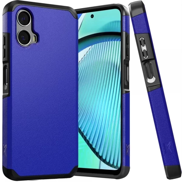 Satin Slim ShockProof Case - BLUE MOTO G POWER 5G 2025