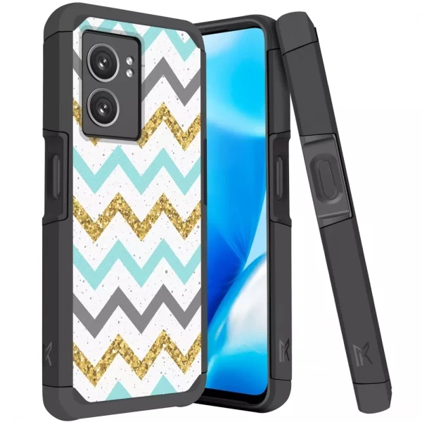 Satin Slim ShockProof Case - ZIGZAG  REVVL 7 5G