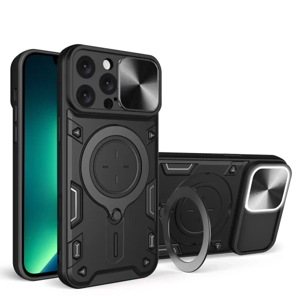 Sentrix Cam Slide Magsafe Stand - BLACK  IPHONE 13/12 PRO MAX