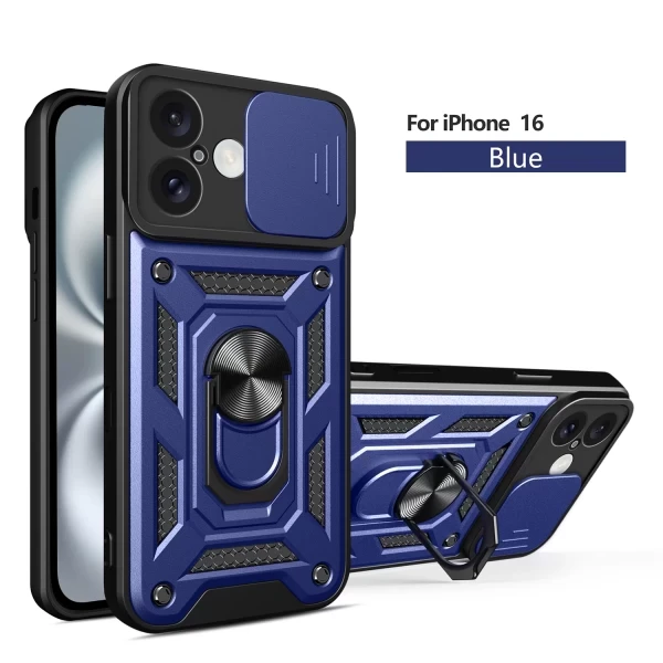 Armor Cam Slide Magsafe Stand - Dark Blue  IPHONE 16