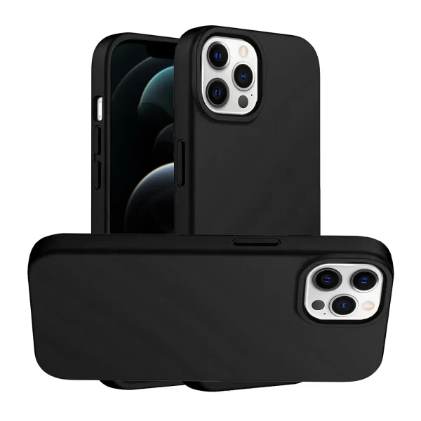 LIQUID SILICONE CASE (NO LOGO) - BLACK